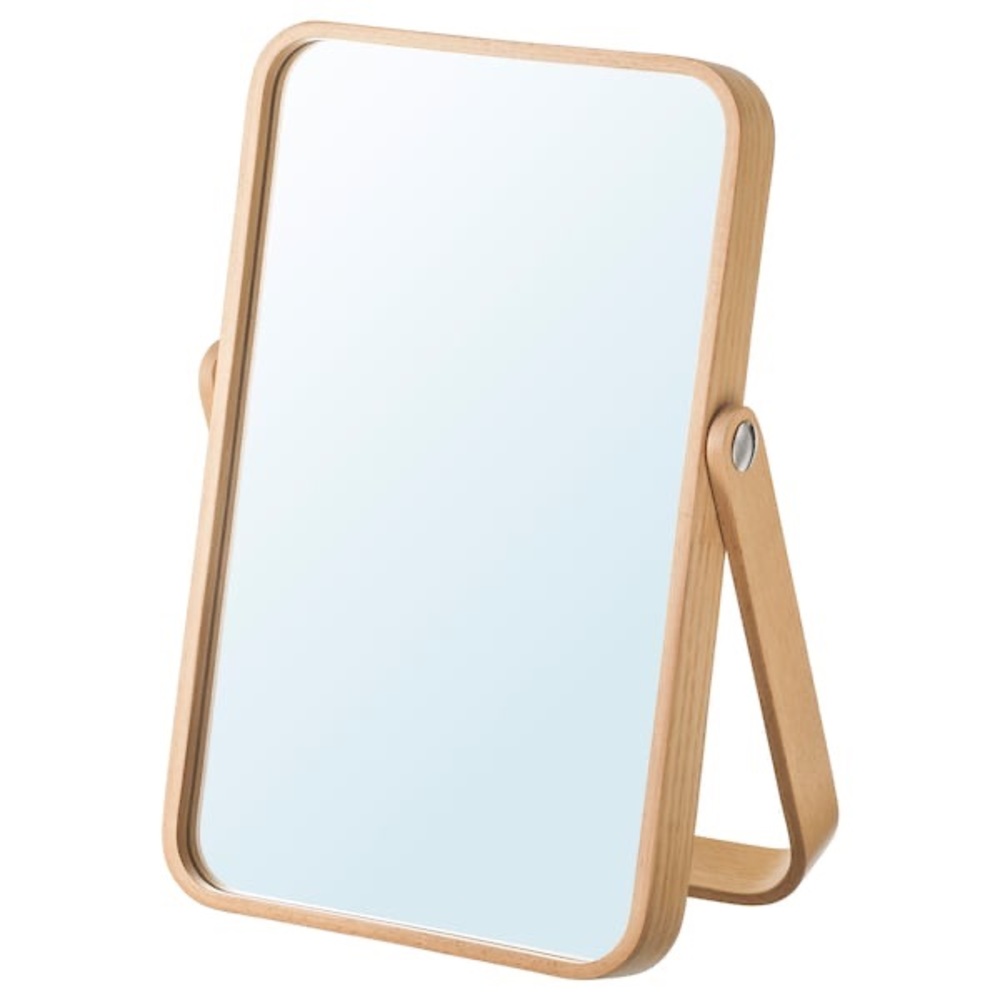 Ikea wooden table / wall mirror